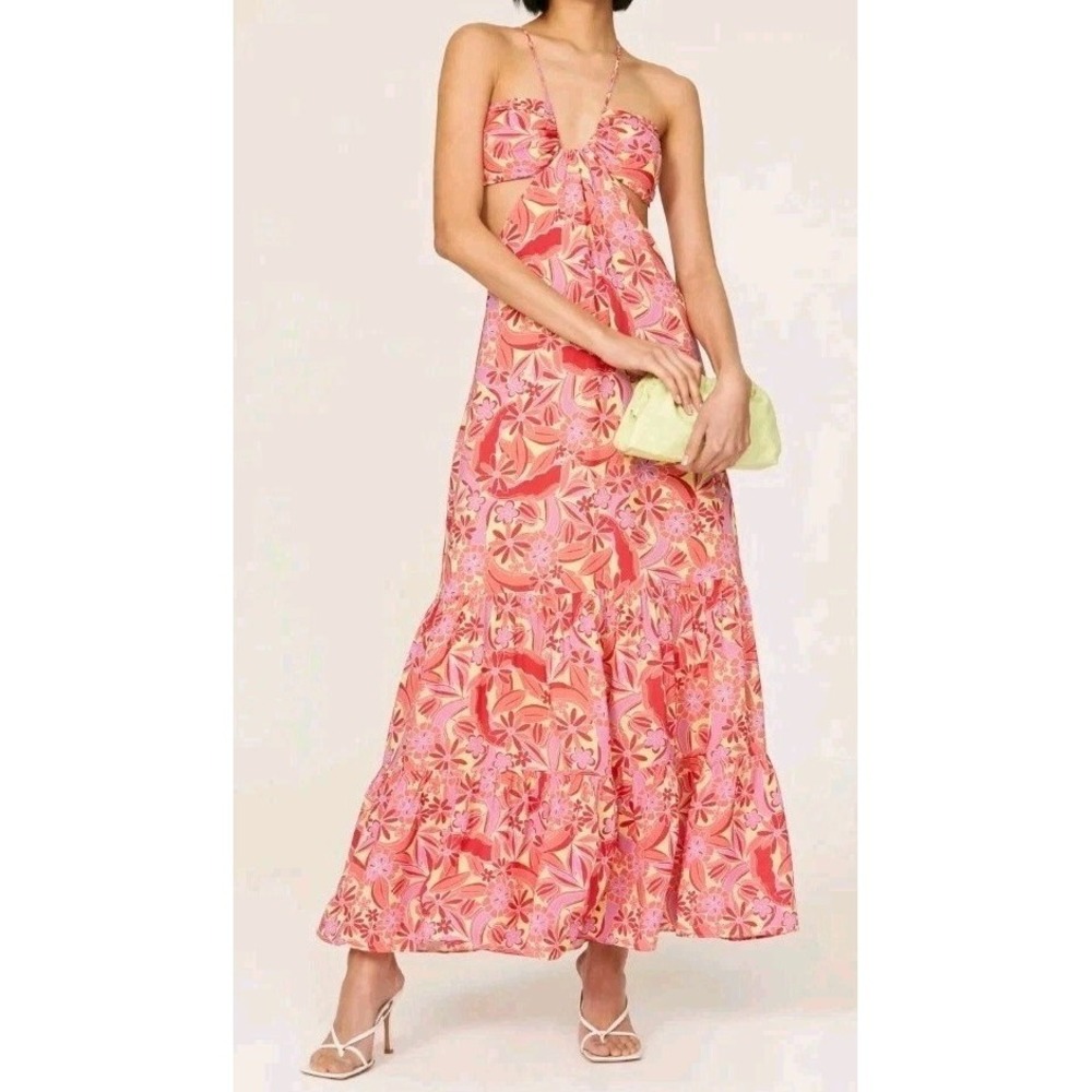 Nicole Miller Collection Floral Maxi Dress